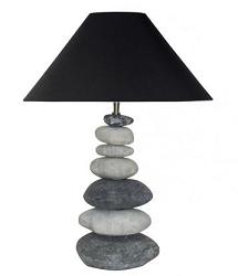 erno-bl modern designov stoln lampa model NATURE s kamennm stojanem
